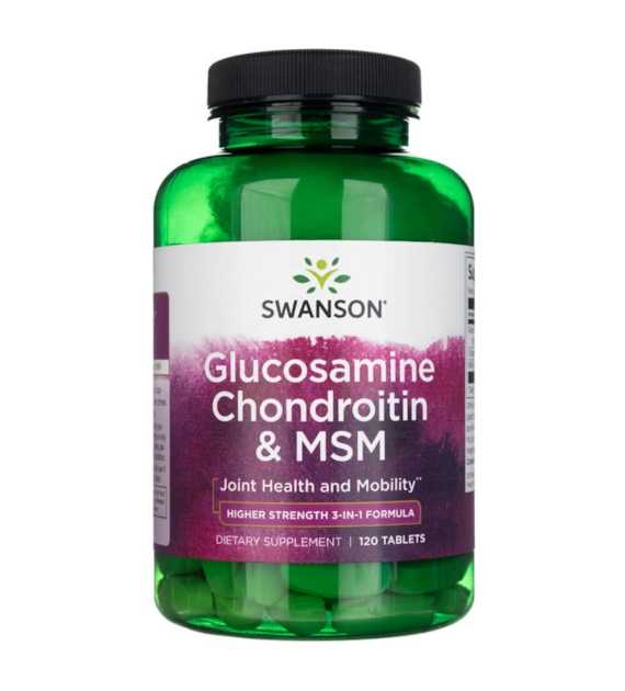 Swanson Glukozamina Chondroityna MSM 500 mg - 120 tabletek