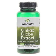 Swanson Ginkgo Biloba extrakt 60 mg - 120 kapslí