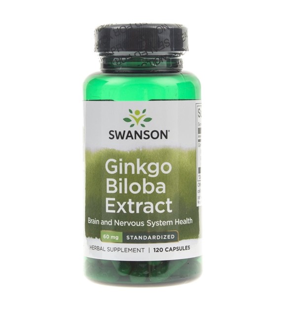 Swanson Ginkgo Biloba-Extrakt 60 mg - 120 Kapseln