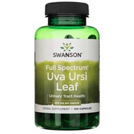 Swanson Plné spektrum Uva Ursi Leaf 450 mg - 100 kapslí