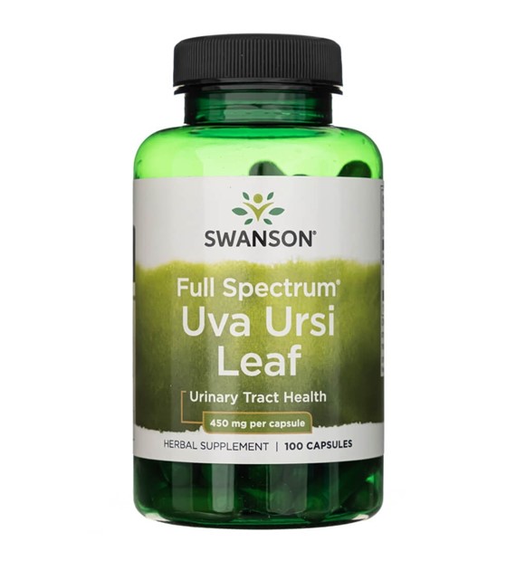 Swanson Full Spectrum Uva Ursi Leaf 450 mg - 100 Capsules