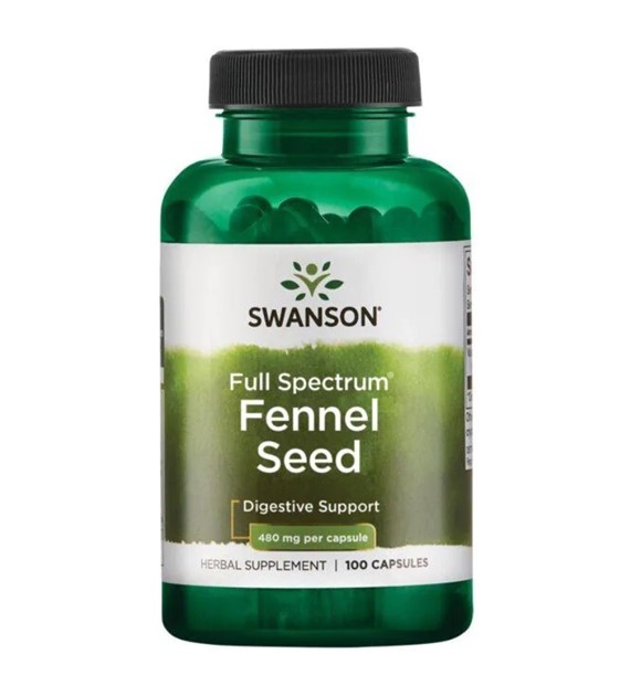 Swanson Full Spectrum Fennel Seed 480 mg (Koper włoski) - 100 kapsułek