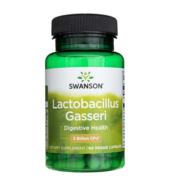 Swanson Lactobacillus Gasseri 3 Milliarden KBE - 60 vegetarische Embo-Kapseln Ap