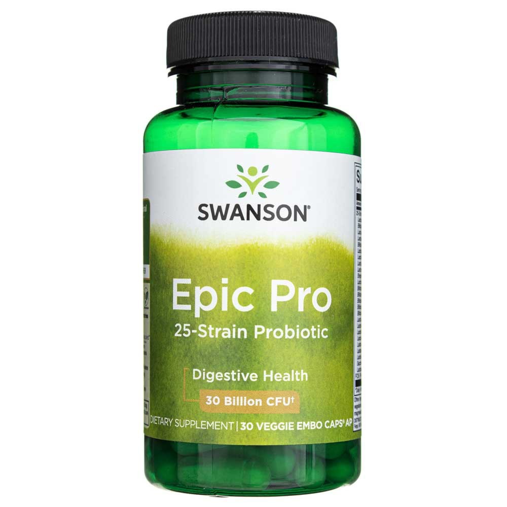 Swanson Epic Pro 25 kmenů probiotik - 30 veg. kapslí