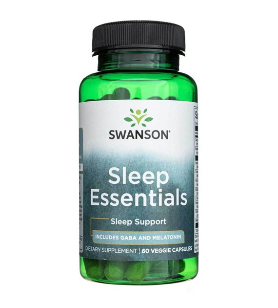 Swanson Sleep Essentials - 60 Veg Capsules