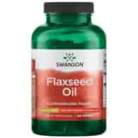 Swanson Olej lniany 1000 mg - 100 kapsułek