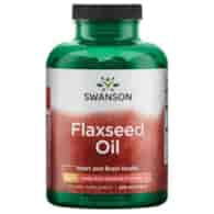 Swanson Olej lniany 1000 mg - 200 kapsułek