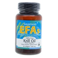 Swanson Olej z kryla antakrytycznego (Krill Oil) 500 mg - 60 kapsułek