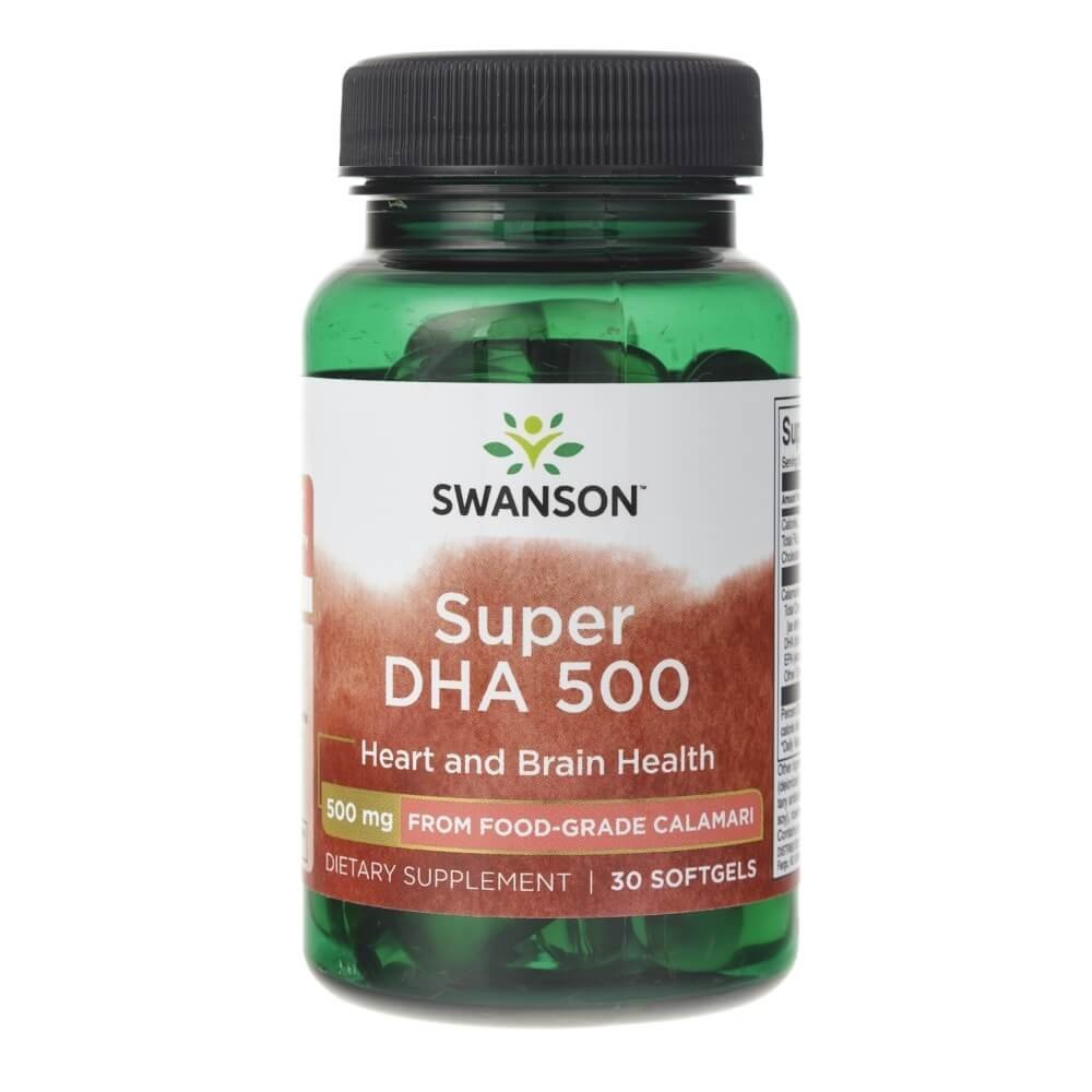 Swanson Super DHA 500 - 30 kapsułek