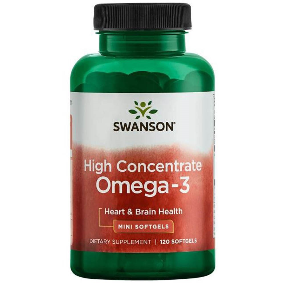 Swanson High Concentrate Omega-3 - 120 kapsułek