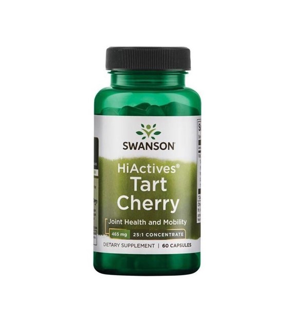 Swanson HiActives Tart Cherry 465 mg - 60 kapsułek