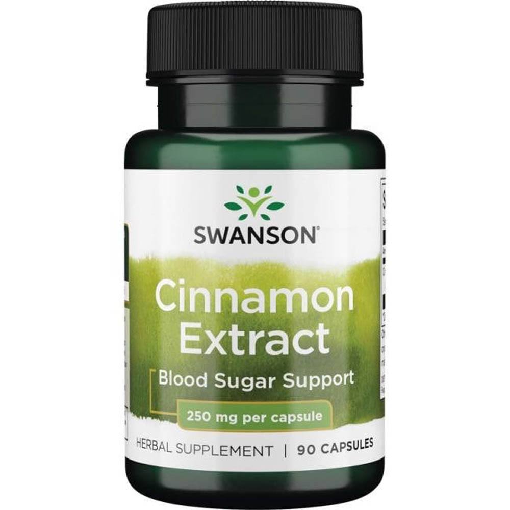 Swanson Cynamon ekstrakt 250 mg - 90 kapsułek