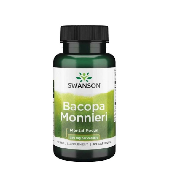 Swanson Bacopa Monnieri ekstrakt standaryzowany 250 mg - 90 kapsułek