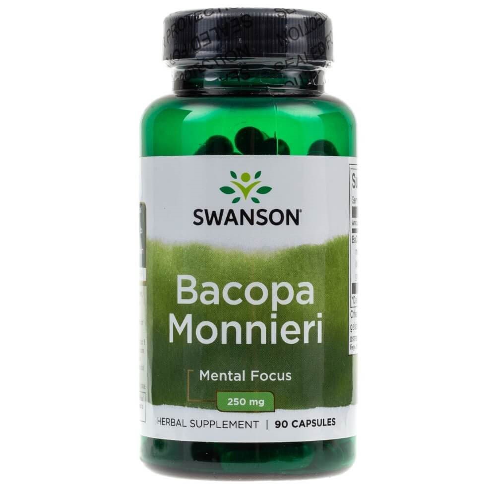 Swanson Bacopa Monnieri ekstrakt standaryzowany 250 mg - 90 kapsułek