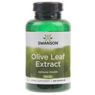 Swanson Liście Oliwy ekstrakt (Olive Leaf) 500 mg - 120 kapsułek