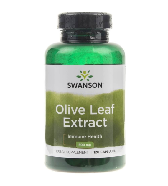 Swanson Liście Oliwy ekstrakt (Olive Leaf) 500 mg - 120 kapsułek