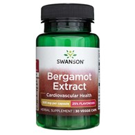 Swanson Bergamotte Extrakt 500 mg - 30 pflanzliche Kapseln