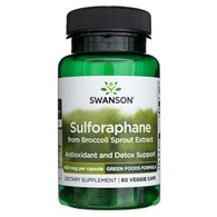 Swanson Sulforaphan aus Brokkoli 400 mcg - 60 Veggie Kapseln