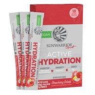 Sunwarrior Warrior Active Hydration elektrolity, truskawkowa colada - 18 sztuk