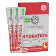 Sunwarrior Warrior Active Hydration elektrolity, truskawkowa colada - 18 sztuk