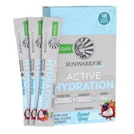 Sunwarrior Warrior Active Hydration elektrolity, kokos-jagoda - 18 sztuk