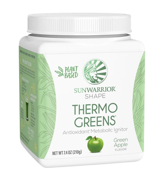 Sunwarrior Shape Thermo Greens, zielone jabłko - 210 g