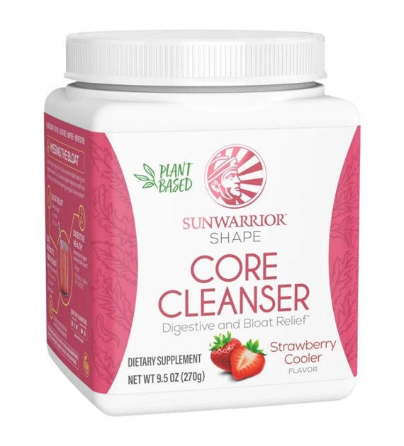 Sunwarrior Shape Core Cleanser, lodowa truskawka - 270 g