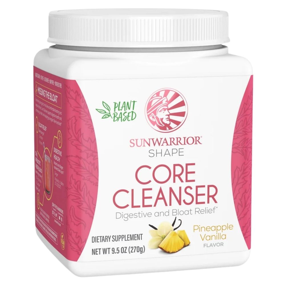 Sunwarrior Shape Core Cleanser, ananas-wanilia - 270 g