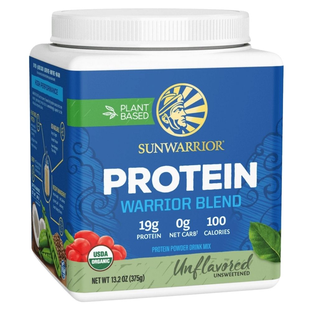 Sunwarrior Protein Warrior Blend, naturalny, US - 375 g