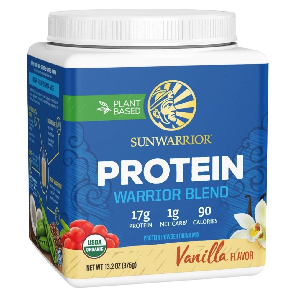 Sunwarrior Protein Warrior Blend Białko roślinne, wanilia - 375 g