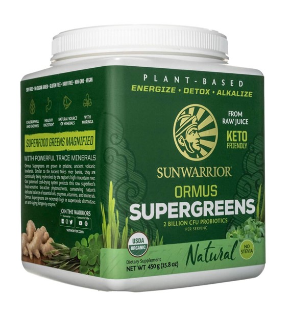 Sunwarrior Ormus SuperGreens naturalny bezsmakowy- 450 g