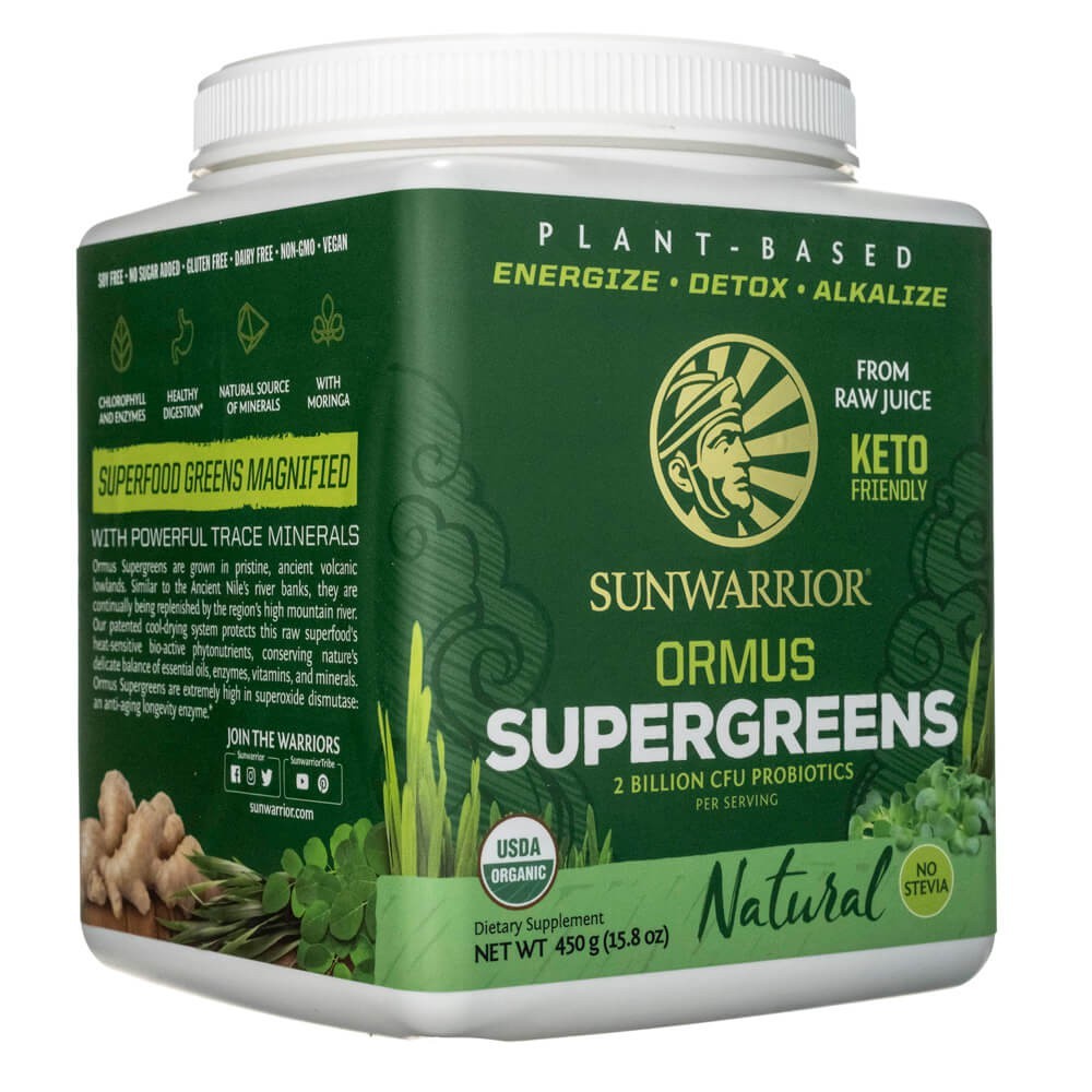 Sunwarrior Ormus SuperGreens naturalny bezsmakowy- 450 g