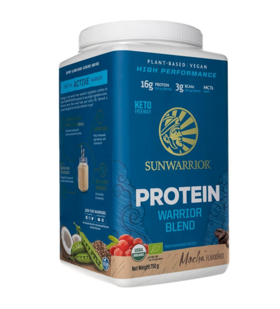 Sunwarrior Organic Warrior blend białko Mocha - 750 g