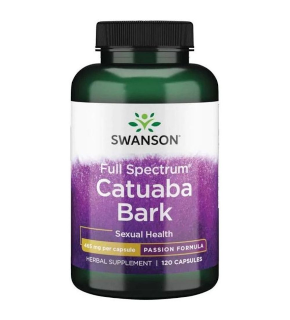Swanson Wyciąg z kory Catuaba 465 mg - 120 kapsułek