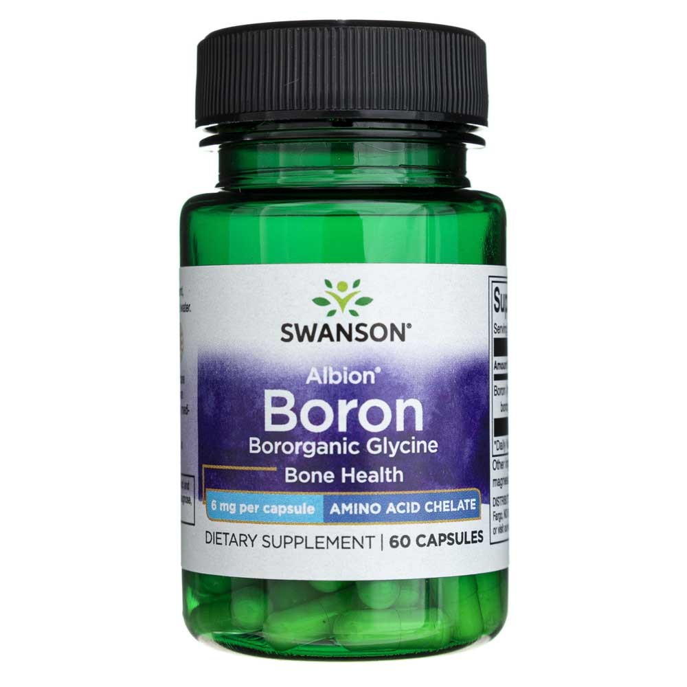 Swanson Albion Boron Bororganic Glycine 6 mg - 60 kapslí