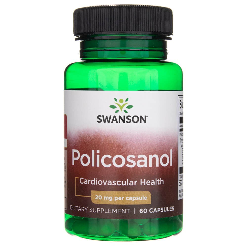 Swanson Policosanol 20 mg - 60 kapsułek