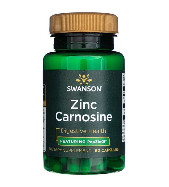 Swanson Zinc Carnosine featuring PepZinGI - 60 Capsules