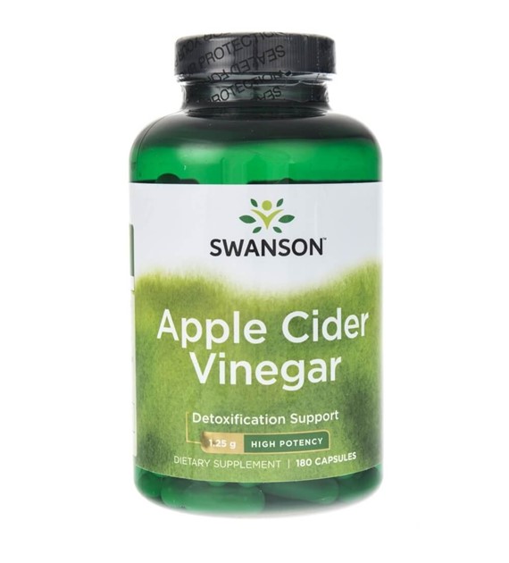 Swanson Apple Cider Vinegar (Ocet Jabłkowy) 625mg - 180 kapsułek