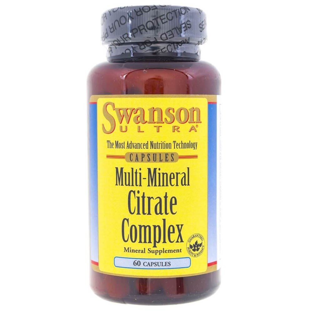 Swanson Mineral Citrate Complex (Kompleks Cytrynianów) - 60 kapsułek