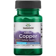 Swanson Albion Copper 2 mg - 60 kapslí