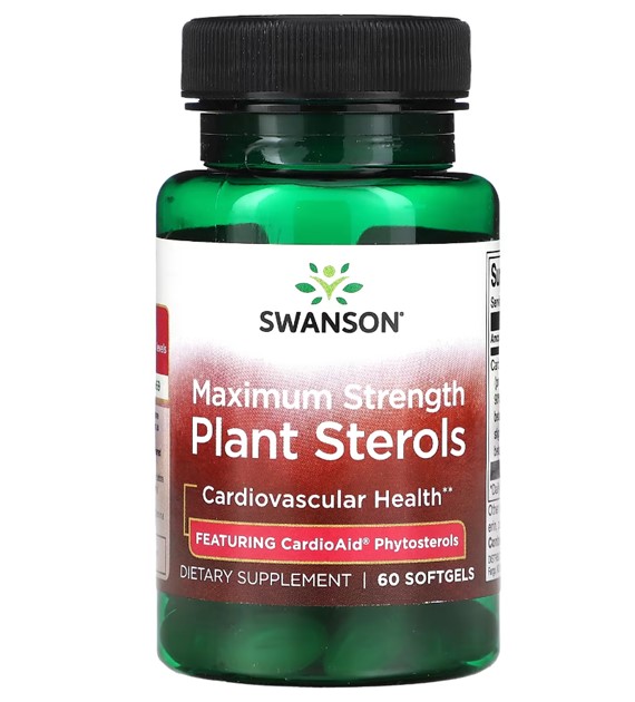 Swanson Maxium Strength Plant Sterols CardioAid - 60 kapsułek