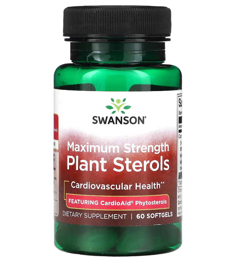 Swanson Maxium Strength Plant Sterols CardioAid - 60 kapsułek