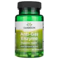 Swanson Anti-Gas Enzyme 40 mg - 90 Veg Capsules
