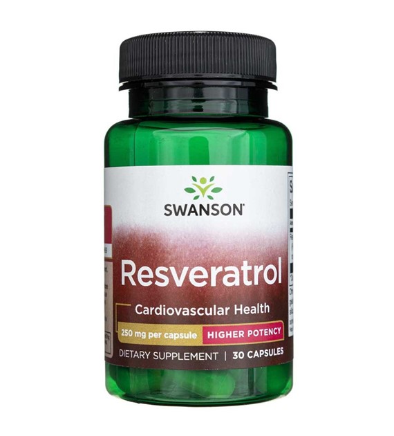 Swanson Resveratrol 250 mg - 30 kapslí