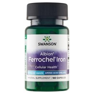 Swanson Albion Chelat Żelaza Ferrochel 18 mg - 180 kapsułek