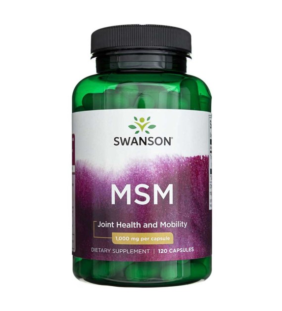 Swanson MSM 1000 mg - 120 Capsules