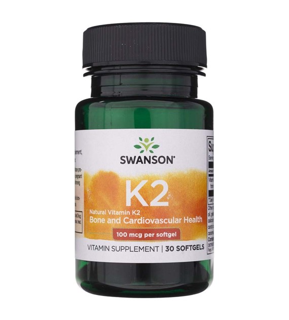 Swanson Vitamin K2 100 mcg - 30 měkkých gelů