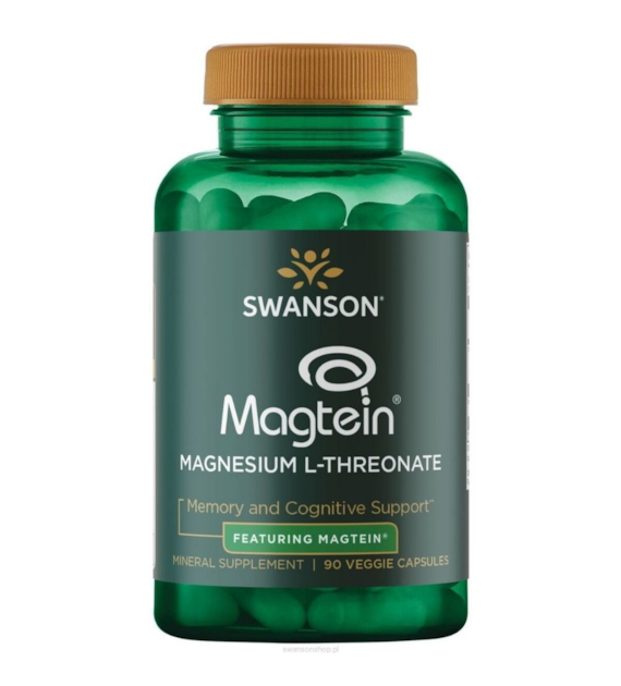 Swanson Magtein L-treonian magnezu - 90 kapsułek