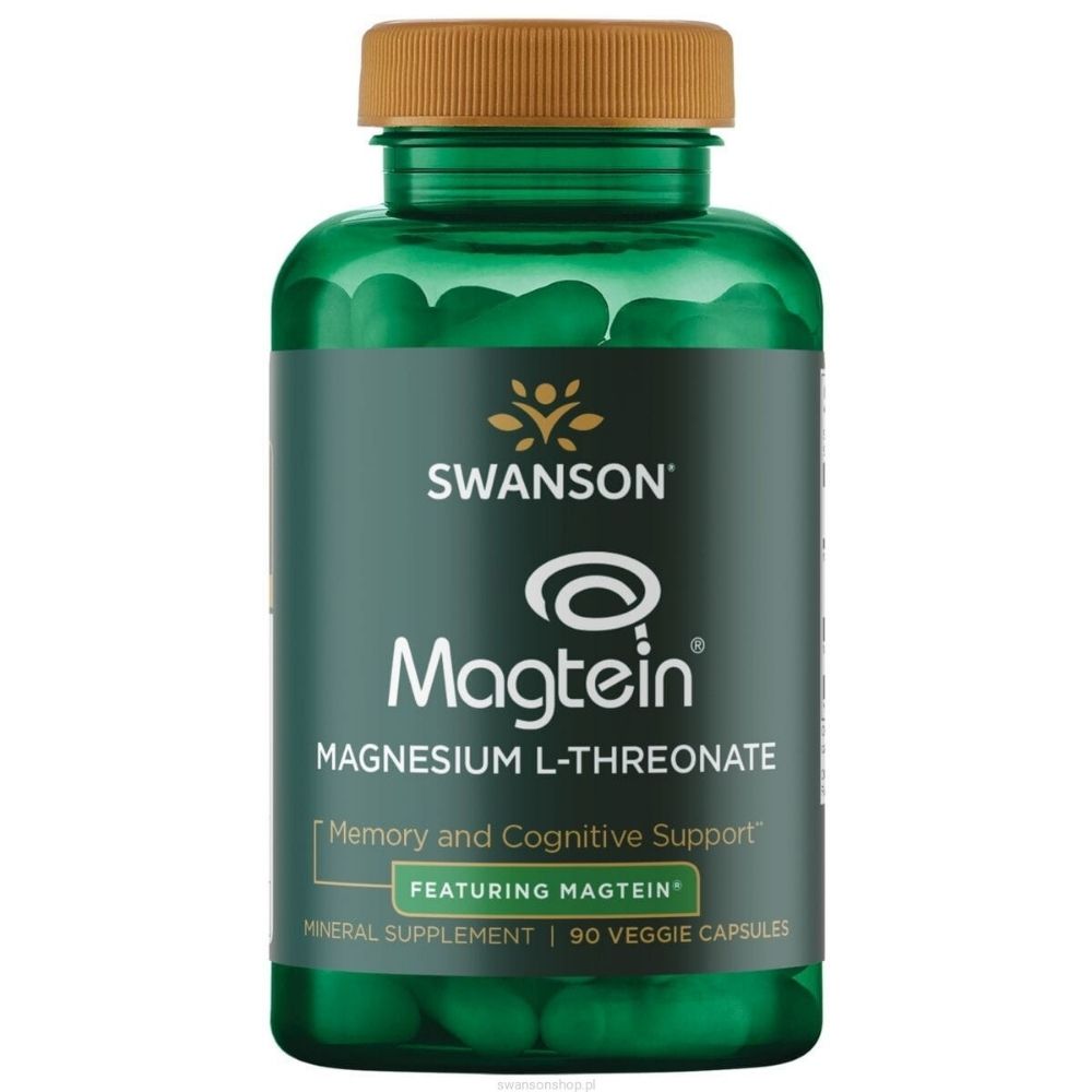 Swanson Magtein L-treonian magnezu - 90 kapsułek