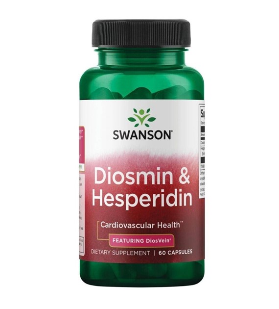 Swanson Diosmina i hesperydyna (DiosVein) - 60 kapsułek